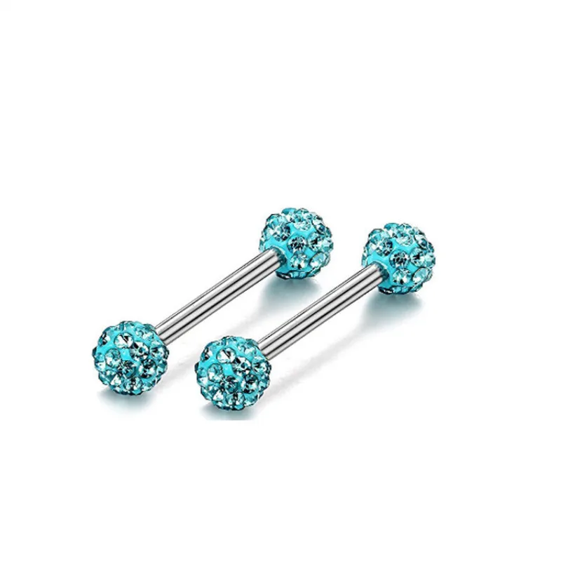 New Stainless Steel Crystal Tongue Rings Piercing Tool Tongue Piercing Barbell Bulk Piercing Jewelry For Women Men Tongue Ring
New Stainless Steel Crystal Tongue Rings Piercing Tool Tongue Piercing Barbell Bulk Piercing Jewelry For Women Men Tongue Ring
