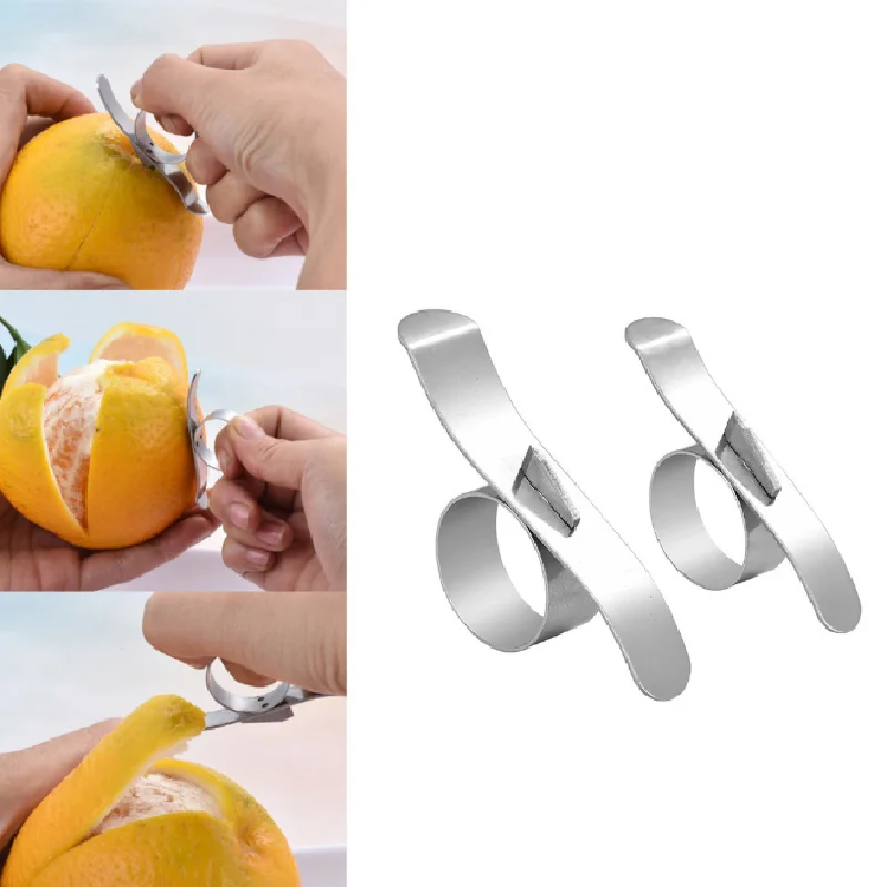 2pc Creative Orange Peeler Stainless Steel Ring Fruit Peeler Kitchen Utensils Home Accessories Vegetable Cutter Kitchen Knives.7
2pc Creative Orange Peeler Stainless Steel Ring Fruit Peeler Kitchen Utensils Home Accessories Vegetable Cutter Kitchen Knives.7
