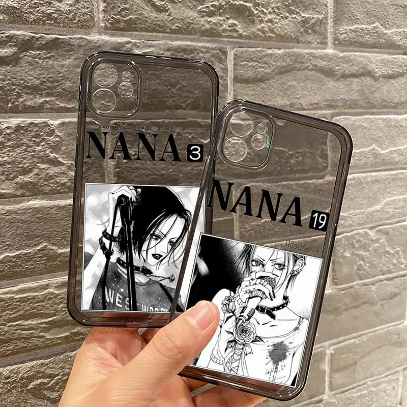 Nana Osaki Anime Phone Case Transparent for iPhone 7 8 11 12 se 2020 mini pro X XS XR MAX Plus
Nana Osaki Anime Phone Case Transparent for iPhone 7 8 11 12 se 2020 mini pro X XS XR MAX Plus