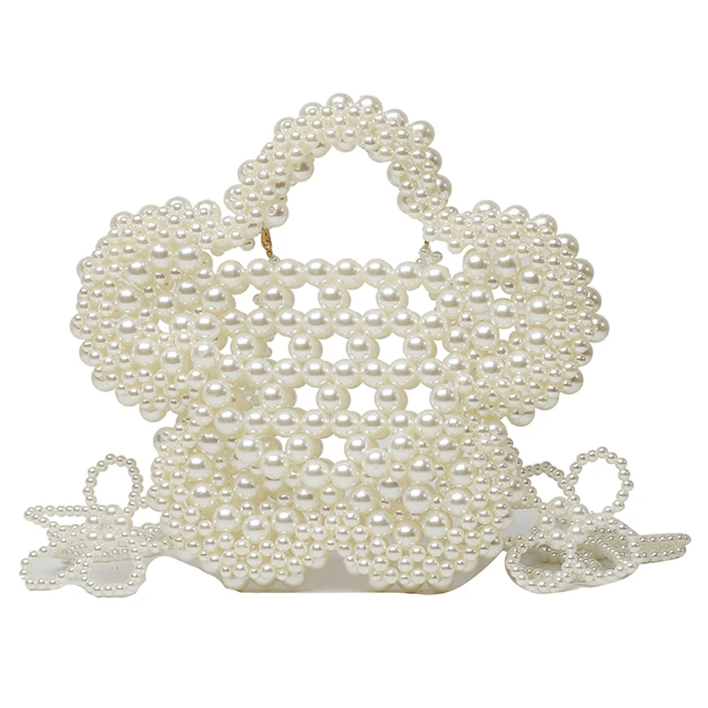 Woven Pearl Tote bag 2021 Summer New High quality Women's Designer Handbag Elegant Lady Flowers Shoulder Messenger Bag Travel 
Woven Pearl Tote bag 2021 Summer New High quality Women's Designer Handbag Elegant Lady Flowers Shoulder Messenger Bag Travel