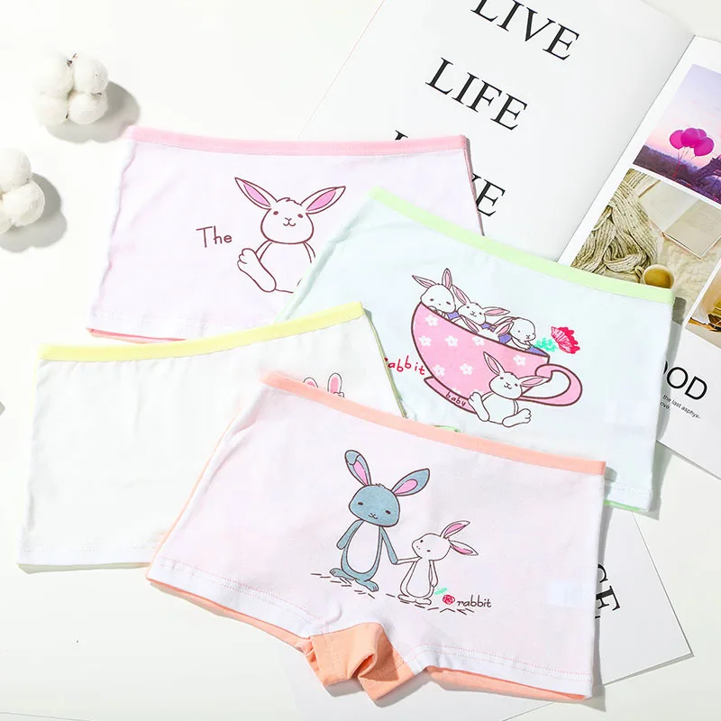 Class A Cotton Underwear for Girls Unicorn Rabbit Cute Panties Baby Children's Teen Kids Panties Boxer Briefs for 2-12 Years
Class A Cotton Underwear for Girls Unicorn Rabbit Cute Panties Baby Children's Teen Kids Panties Boxer Briefs for 2-12 Years