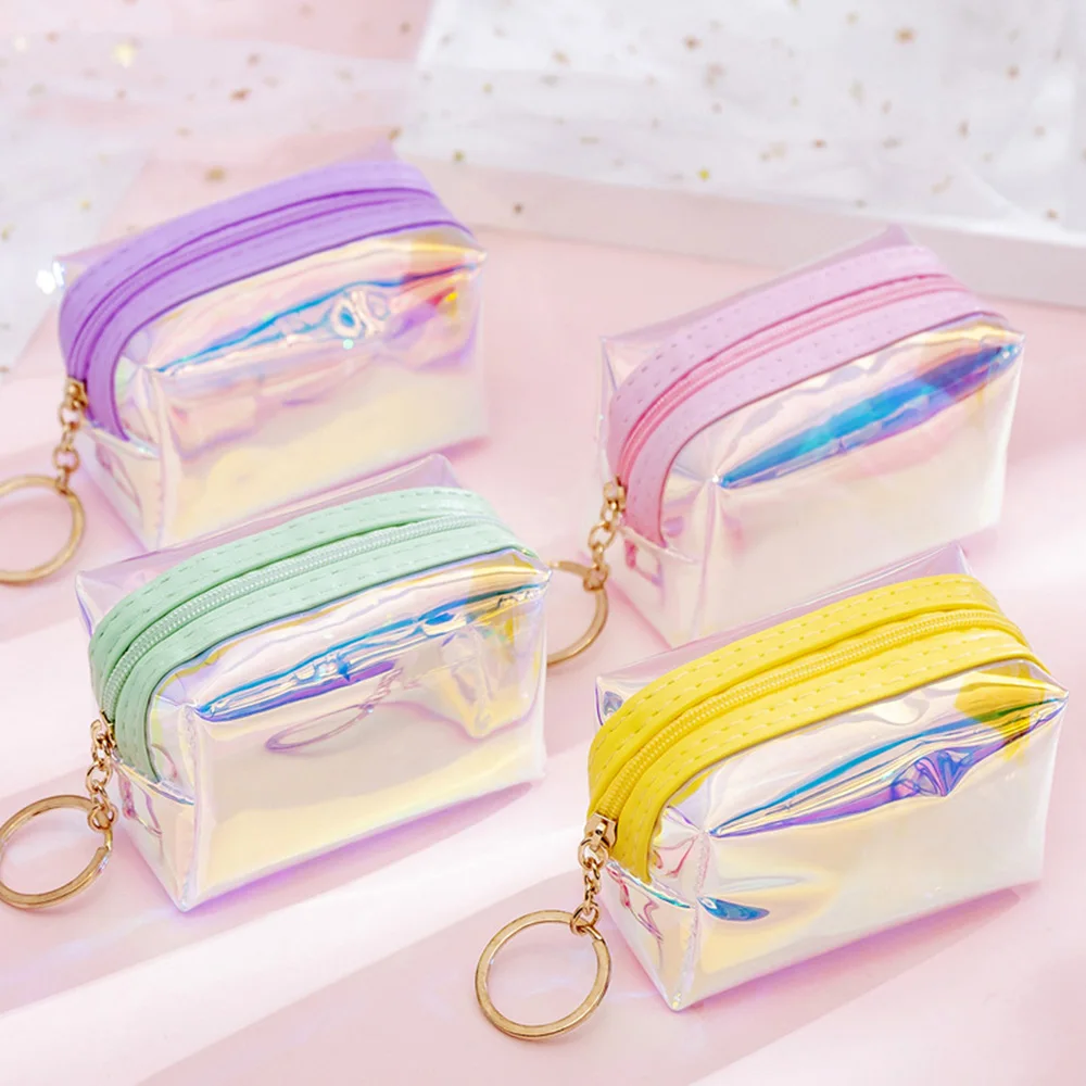 Women Small Coin Bag Fashion Laser Pvc Clear Girls Wallet Purses Female Mini Money Key Coin Pouch Cosmetic Bag Christmas Gift
Women Small Coin Bag Fashion Laser Pvc Clear Girls Wallet Purses Female Mini Money Key Coin Pouch Cosmetic Bag Christmas Gift