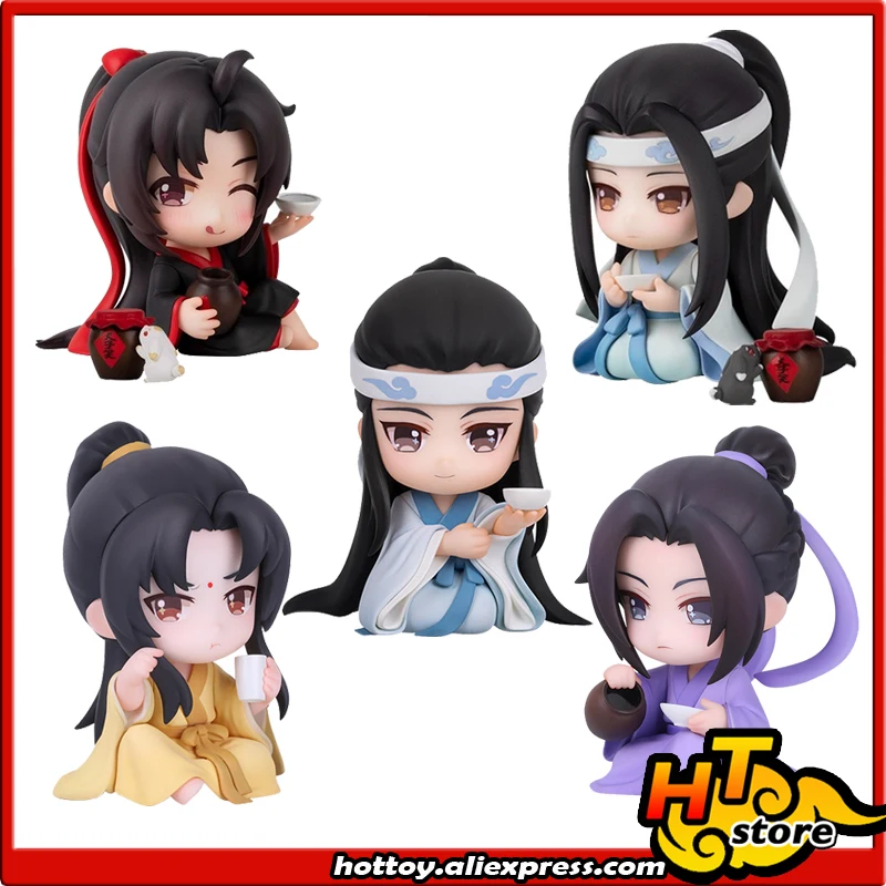 SALE0a 100% оригинальная коллекция фигурок Wei Wuxian Lan Wangji Jiang Cheng Jin Ling Xichen из Мастера