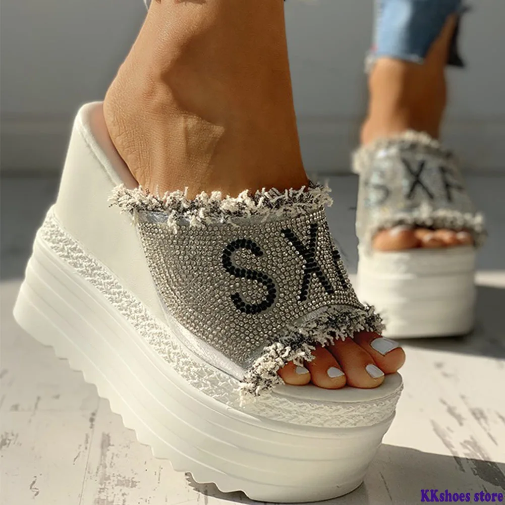 High heels 2020 dropship crystals High Heels leisure Summer Wedges Sandals Woman Shoes Women platform Mules Slipper
High heels 2020 dropship crystals High Heels leisure Summer Wedges Sandals Woman Shoes Women platform Mules Slipper