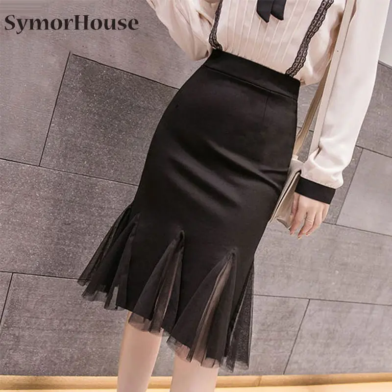 SymorHouse Fashion High Waist Women Skirt New Femininas Slim Patchwork Mesh Mermaid Skirts Office Work Skirts 5XL
SymorHouse Fashion High Waist Women Skirt New Femininas Slim Patchwork Mesh Mermaid Skirts Office Work Skirts 5XL