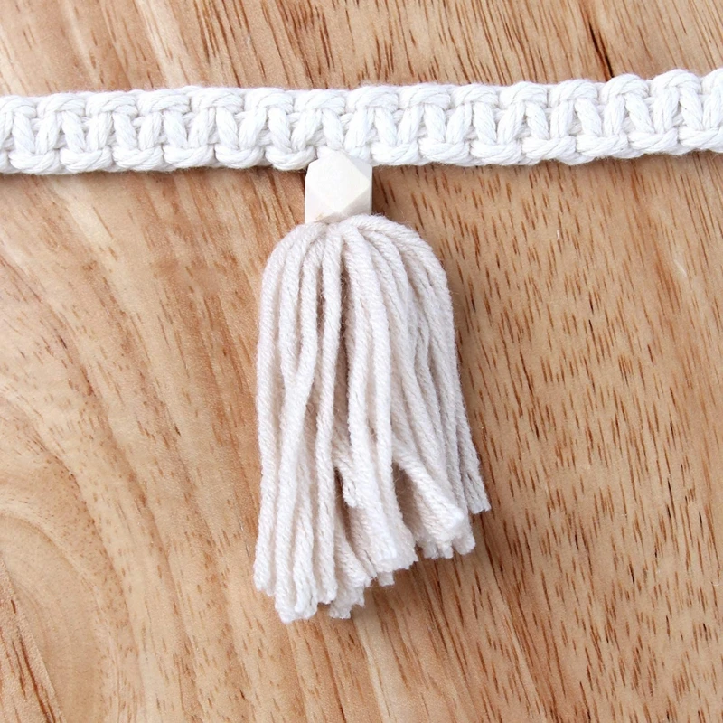Bohemia Macrame Handmade Woven Tassel Garland Wooden Beads Belly Basket Decorative Wall Hangings Decor Home Decor 1
Bohemia Macrame Handmade Woven Tassel Garland Wooden Beads Belly Basket Decorative Wall Hangings Decor Home Decor 1