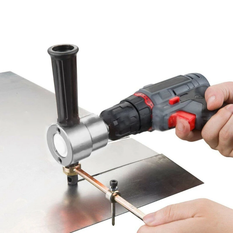 69HF Metal Nibbler Saw Cutter Double Head Metal Sheet Cutter Saw Cutter Drill Attachment for Cutting Sawing Metal Tools
69HF Metal Nibbler Saw Cutter Double Head Metal Sheet Cutter Saw Cutter Drill Attachment for Cutting Sawing Metal Tools