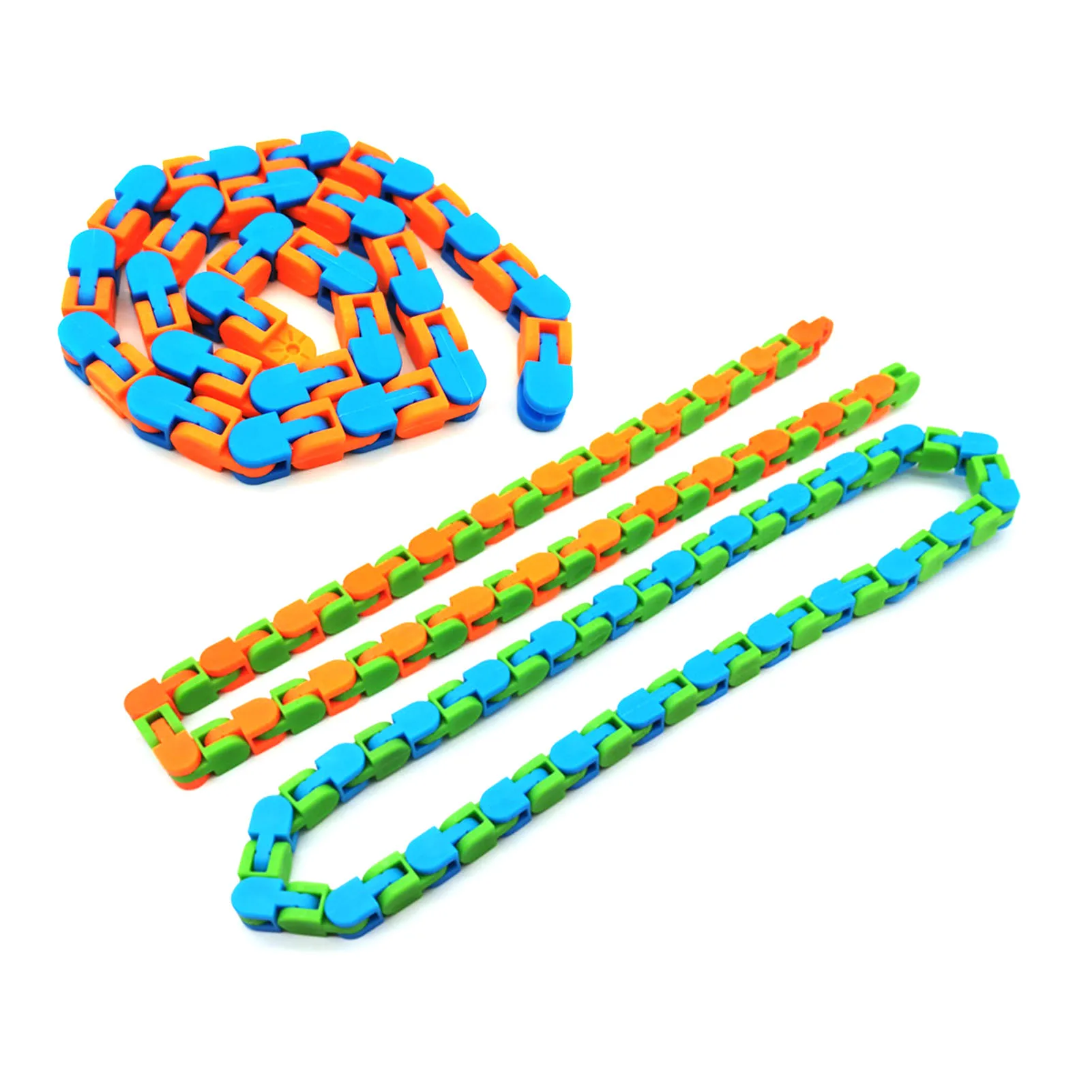 3Pcs 24/48 Section Chain Wacky Tracks Snap And Click Fidget Toys Kids Autism Snake Puzzles Classic Stress Relief Sensory Toy
3Pcs 24/48 Section Chain Wacky Tracks Snap And Click Fidget Toys Kids Autism Snake Puzzles Classic Stress Relief Sensory Toy