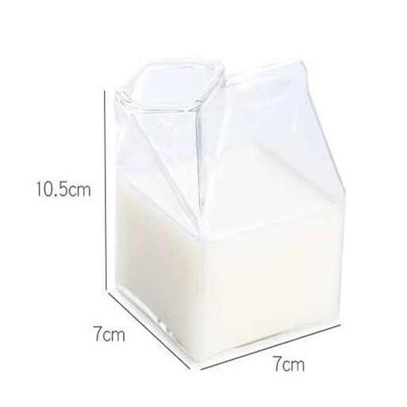 Japanese Style Glass Milk Cup Square Milk Box Microwave Oven Can Heat Creative Home Kitchen Tableware Breakfast Cup
Japanese Style Glass Milk Cup Square Milk Box Microwave Oven Can Heat Creative Home Kitchen Tableware Breakfast Cup
