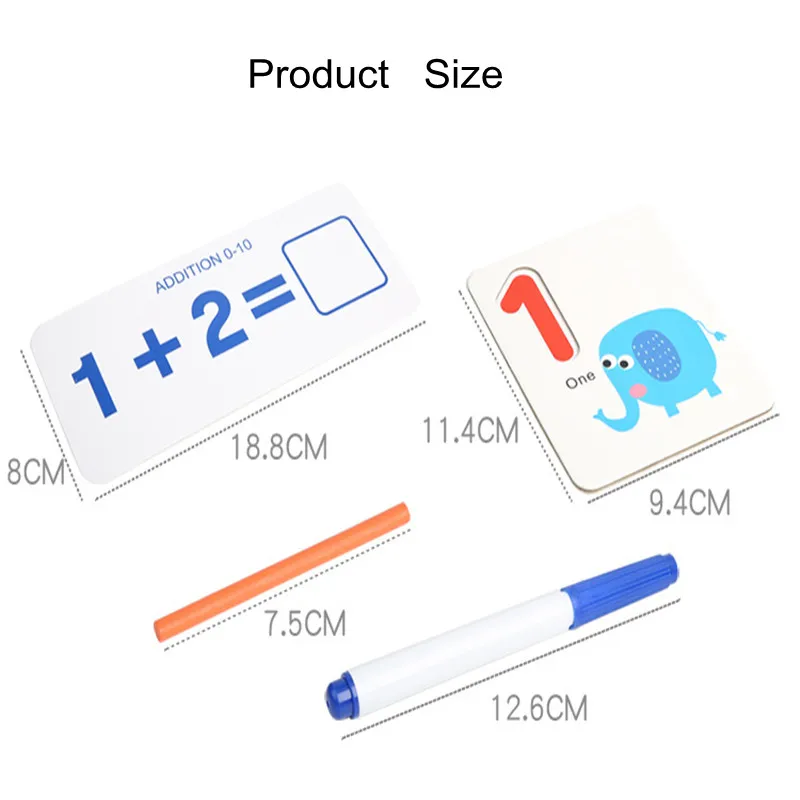 Children's digital card counting stick mathematics enlightenment teaching aid number pairing addition subtraction operation toy
Children's digital card counting stick mathematics enlightenment teaching aid number pairing addition subtraction operation toy