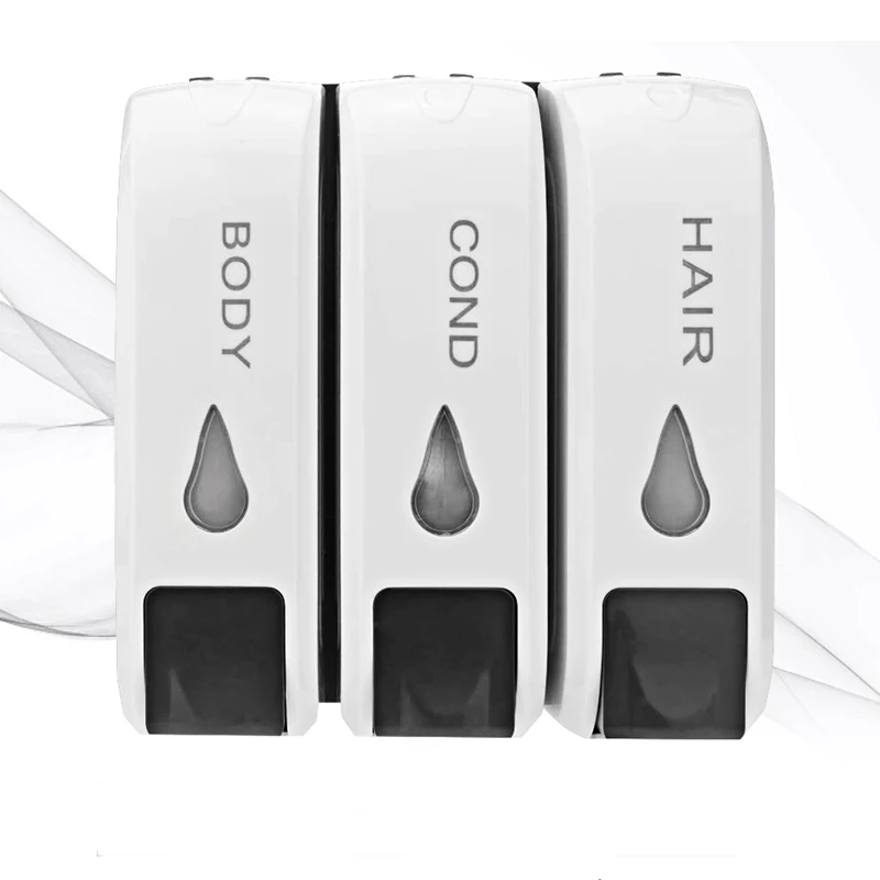 Triple Plastic Soap Dispenser Wall Shampoo Shower Gel Liquid Soap Dispenser Liquid Soap Container Bathroom Washroom Accessories
Triple Plastic Soap Dispenser Wall Shampoo Shower Gel Liquid Soap Dispenser Liquid Soap Container Bathroom Washroom Accessories