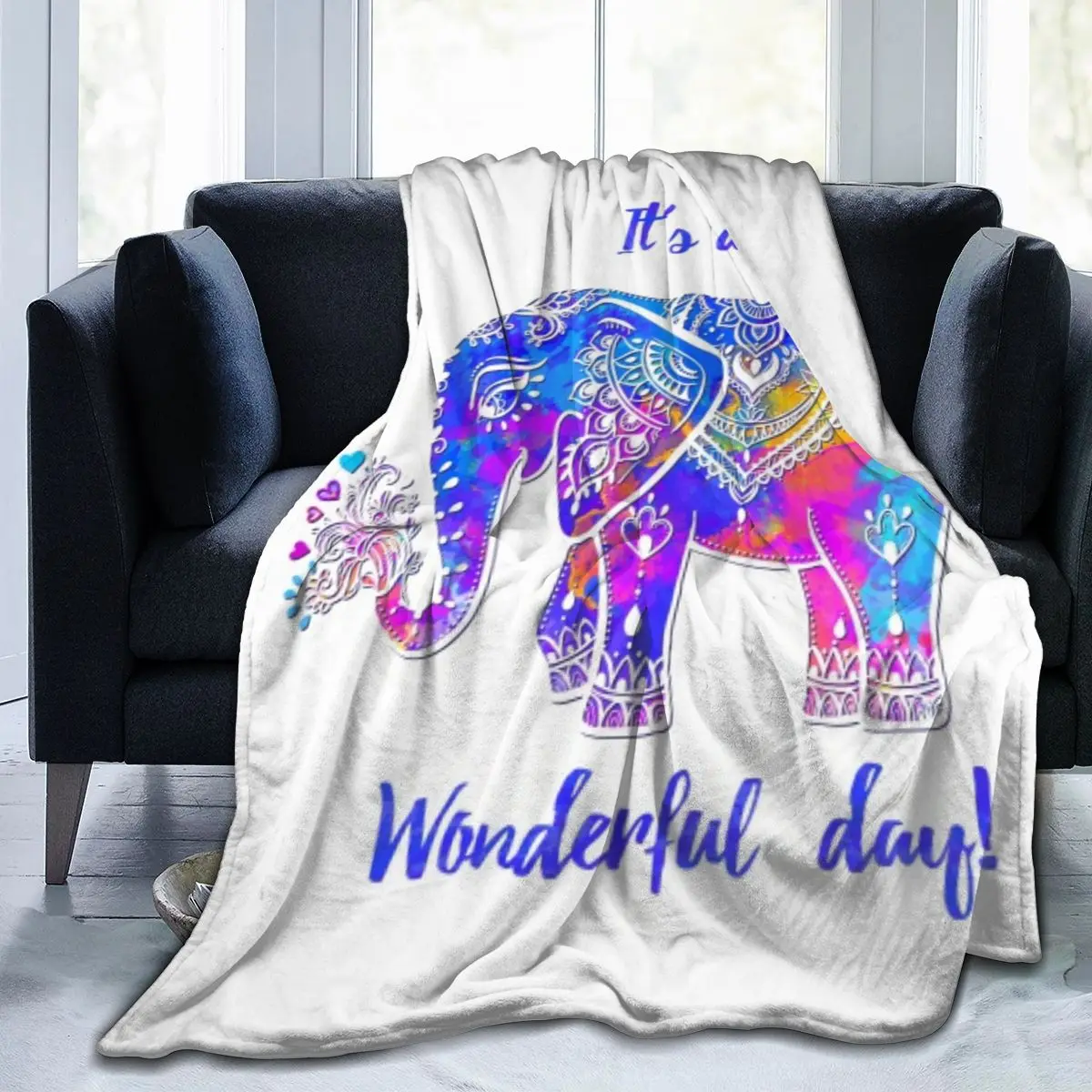 Blue Elephant Mandala Pattern Fleece Plush Throw Blanket For Sofa Bed Mandala Elephants India Style Decorative For Home Dropship
Blue Elephant Mandala Pattern Fleece Plush Throw Blanket For Sofa Bed Mandala Elephants India Style Decorative For Home Dropship