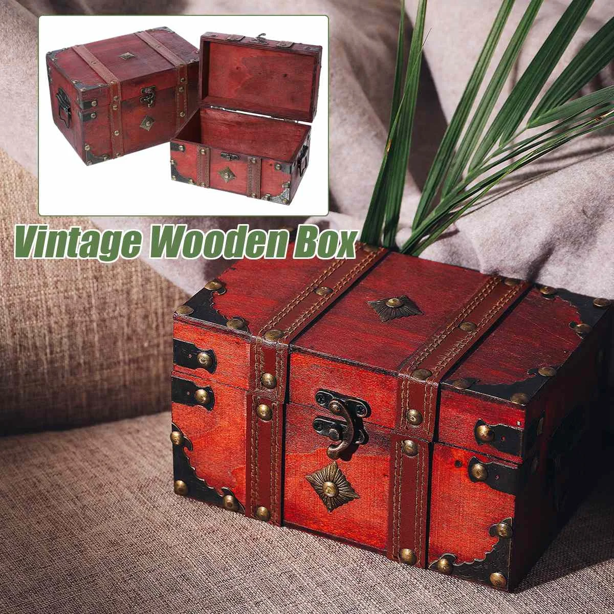 HOT SALES! Storage Organizer Visual Interest Large Capacity Wooden Treasure Keepsake Box for Home Decor Jewelry Gift Storage Box
HOT SALES! Storage Organizer Visual Interest Large Capacity Wooden Treasure Keepsake Box for Home Decor Jewelry Gift Storage Box