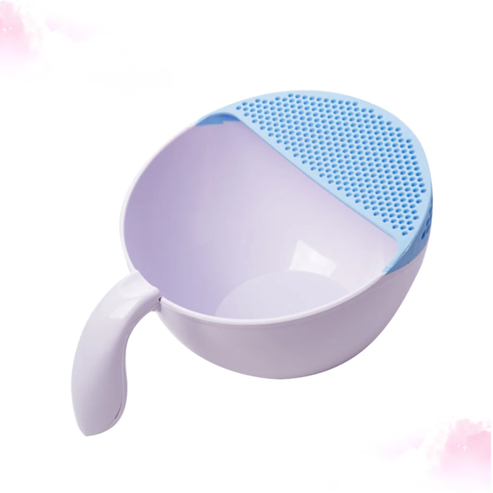Multifunction Kitchen Rice Strainer Washing Rice Sieve Rice Draining Basket Washing Basket Washing-up Colander with Handle (Sky
Multifunction Kitchen Rice Strainer Washing Rice Sieve Rice Draining Basket Washing Basket Washing-up Colander with Handle (Sky