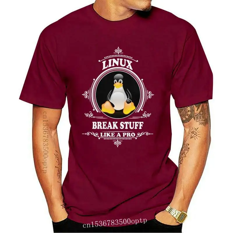 Футболка Linux Break Stuff Like A Pro для мужчин, предварительно сокращенная хлопковая футболка с короткими рукавами, топ с программатором пингвина, пр...
Футболка Linux Break Stuff Like A Pro для мужчин, предварительно сокращенная хлопковая футболка с короткими рукавами, топ с программатором пингвина, пр...