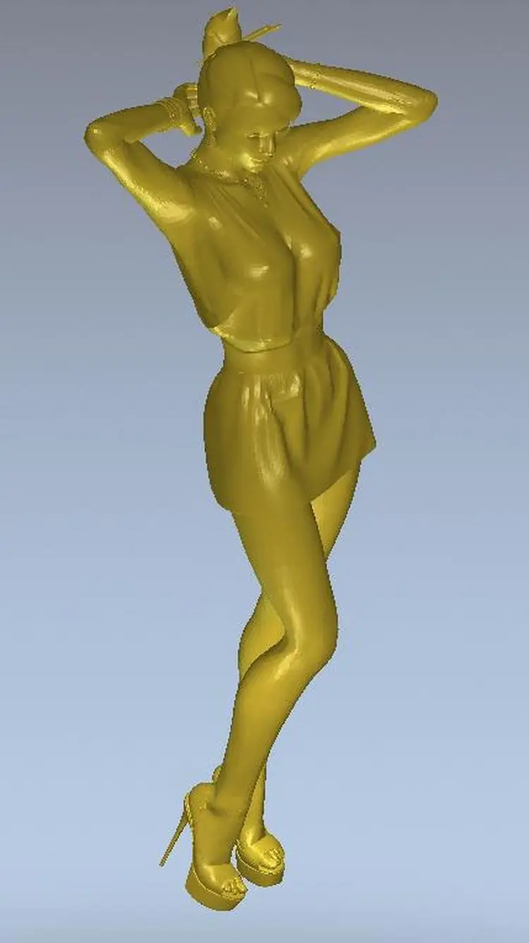 3d model relief for cnc or 3D printers in STL file format Girl in short dress --23
3d model relief for cnc or 3D printers in STL file format Girl in short dress --23