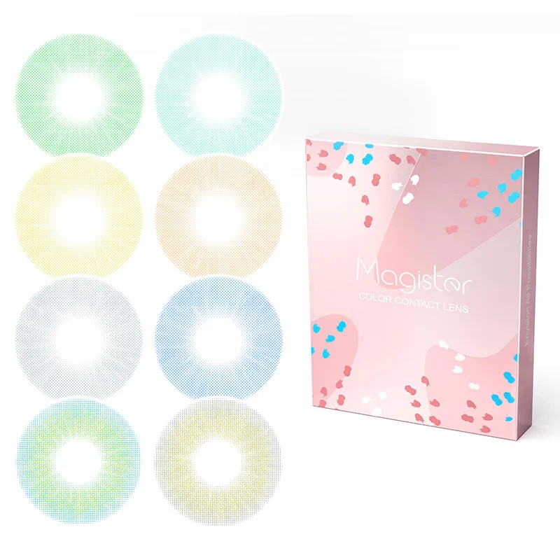 MAGISTER Colored Contacts 2 pcs/1Pair Natural Color Contacts Yearly Contact Lenses For Eyes New For 2020 With Free Lens Case
MAGISTER Colored Contacts 2 pcs/1Pair Natural Color Contacts Yearly Contact Lenses For Eyes New For 2020 With Free Lens Case