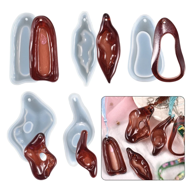 Irregular Shape Silicone Mould Distinctive Jewelry Making Accessories 3D Resin Charms DIY Glue Molds Filling Accessories
Irregular Shape Silicone Mould Distinctive Jewelry Making Accessories 3D Resin Charms DIY Glue Molds Filling Accessories