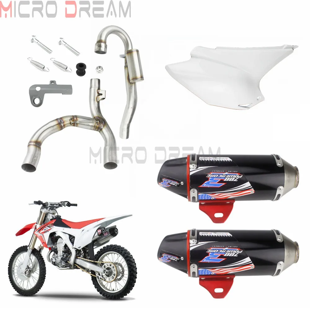 Мотоцикл выхлопной глушитель трубы Системы Набор для Honda CRF150F CRF230F 2003 2016 CRF 230F 150F