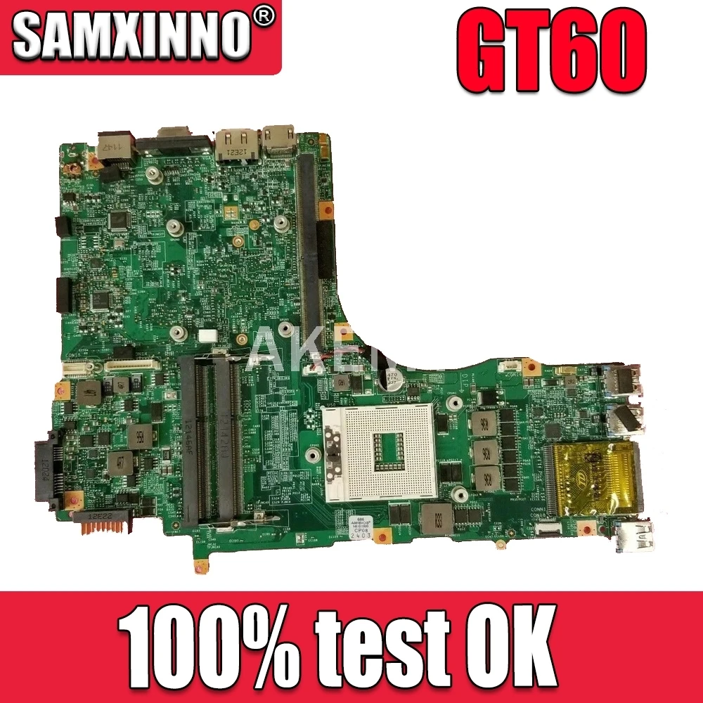 AKemy High quality Original For MSI GT60 Laptop Motherboard MS-16F31 REV:1.0 PGA989 DDR3 HM77 Mainboard
AKemy High quality Original For MSI GT60 Laptop Motherboard MS-16F31 REV:1.0 PGA989 DDR3 HM77 Mainboard