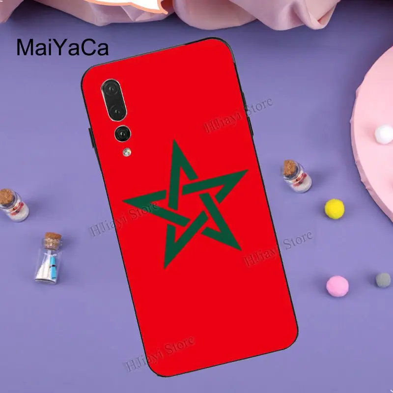 Чехол с флагом Марокко герб оружия для Huawei Honor 50 20 7A Pro 10i 8X 9X 9 10 Lite 7C 8A 8C 8S Y9 Y6 Y7 2019 Nova