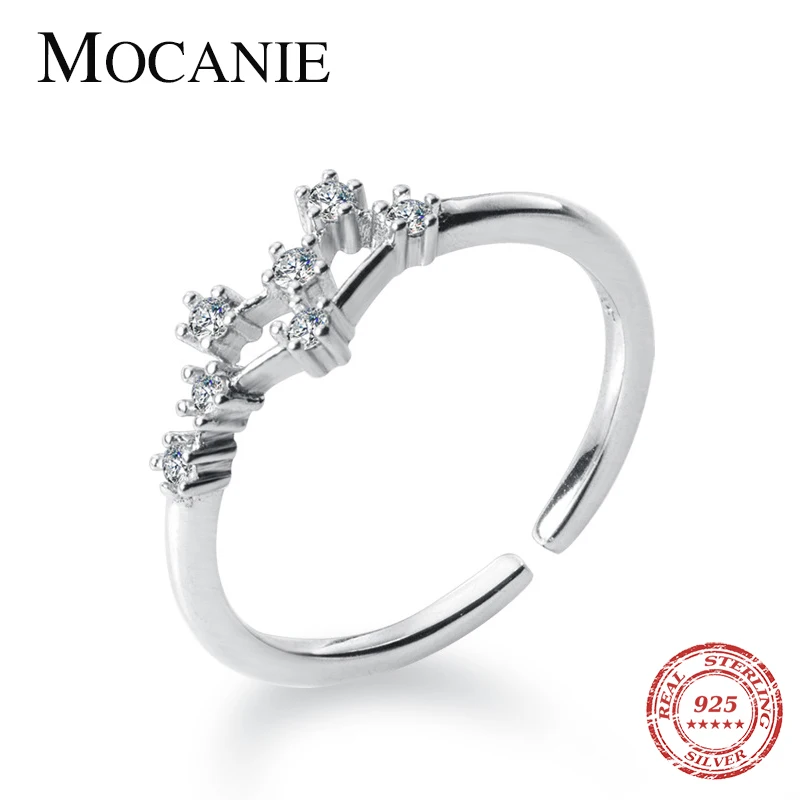Mocanie New 925 Sterling Silver Dazzling CZ Twelve Constellations Ring for Women Luxury Adjustable Wedding Bands Fine Jewelry
Mocanie New 925 Sterling Silver Dazzling CZ Twelve Constellations Ring for Women Luxury Adjustable Wedding Bands Fine Jewelry