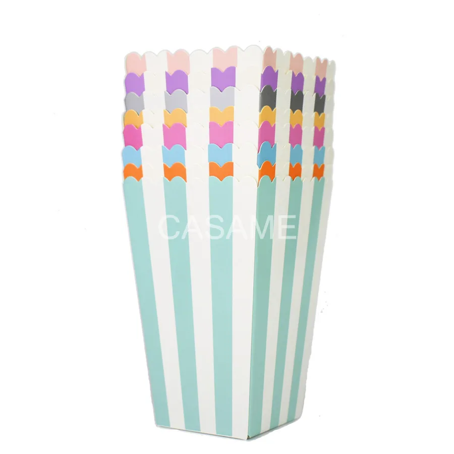 6pcs Popcorn box colorful chevron stripes dot Gift Box Party Favour Wedding Pop corn party decoration bags loot Gold
6pcs Popcorn box colorful chevron stripes dot Gift Box Party Favour Wedding Pop corn party decoration bags loot Gold