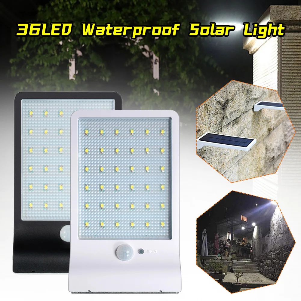 36LED Solar Wall Light Motion Sensor Solar Powered Wall Light with 3 Working Mode LED Light for Home Porch Security Light
36LED Solar Wall Light Motion Sensor Solar Powered Wall Light with 3 Working Mode LED Light for Home Porch Security Light