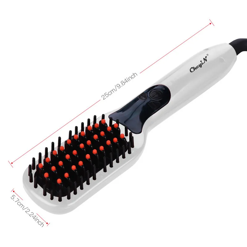 Professional Hair Straightener Brush Electric Comb Irons Straight brush styling tool | Красота и здоровье