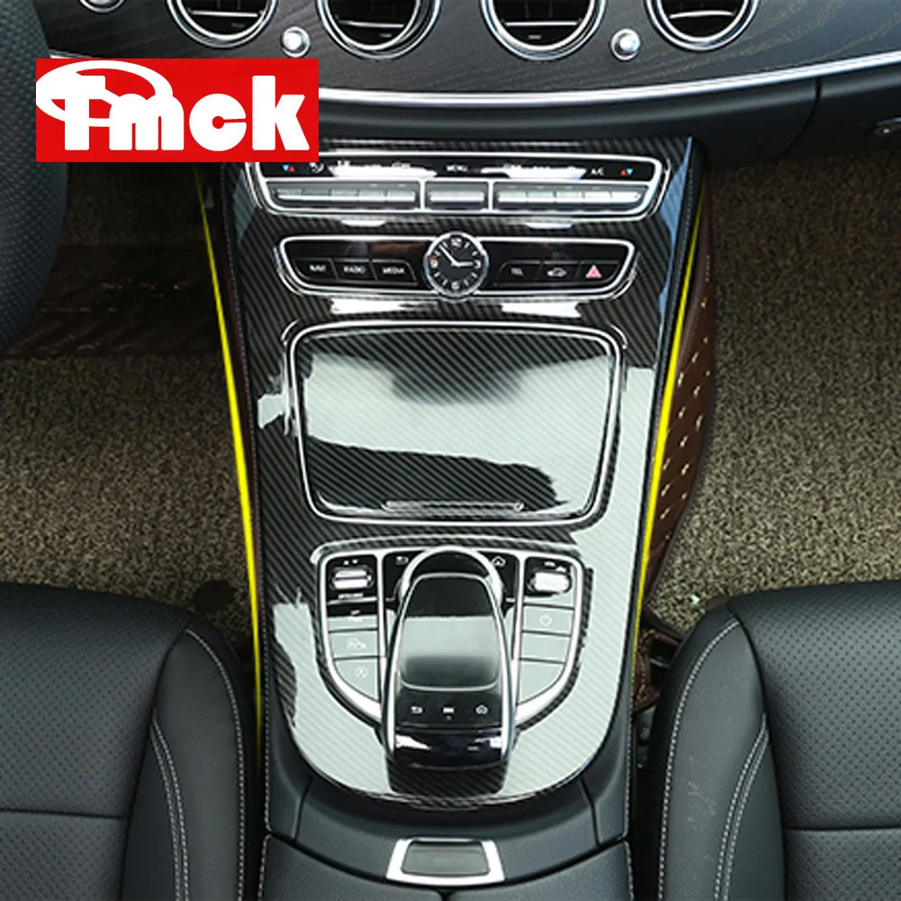 Для Mercedes Benz E Class W213 E200 E300 E320 2016 2018 автомобильные аксессуары центральная консоль