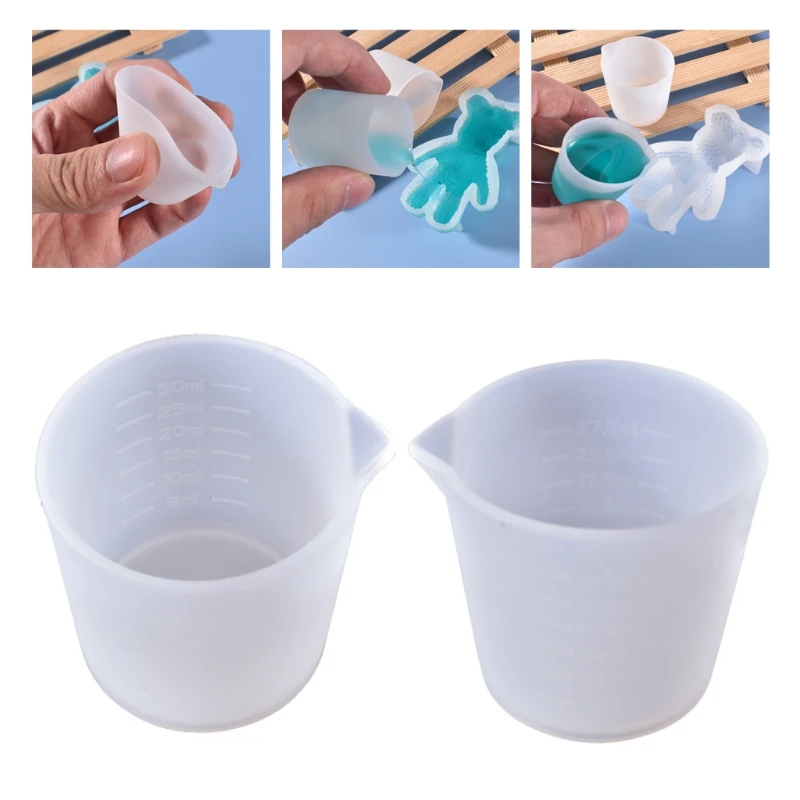 30ML силиконовая мерная чашка ручной работы DIY ювелирные изделия делая инструменты из хрустальной эпоксидной смолы смешанные измерения Аксе...
30ML силиконовая мерная чашка ручной работы DIY ювелирные изделия делая инструменты из хрустальной эпоксидной смолы смешанные измерения Аксе...