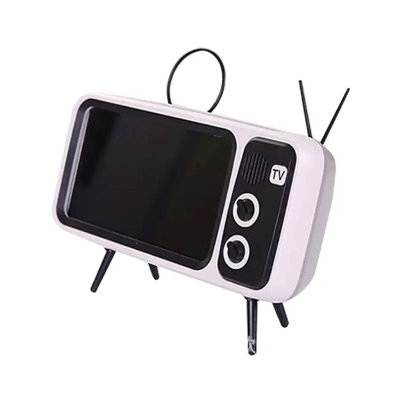 Mini Speaker Retro TV Mobile Phone Screen Stand Wireless Portable Audio Speakers 72XB
Mini Speaker Retro TV Mobile Phone Screen Stand Wireless Portable Audio Speakers 72XB