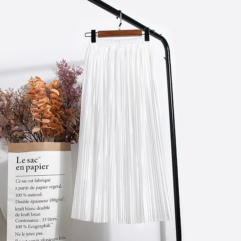 Элегантная однотонная плиссированная юбка миди для женщин, весна 2020, Женская Корейская длинная юбка-трапеция с высокой талией, красная, чер...
Элегантная однотонная плиссированная юбка миди для женщин, весна 2020, Женская Корейская длинная юбка-трапеция с высокой талией, красная, чер...