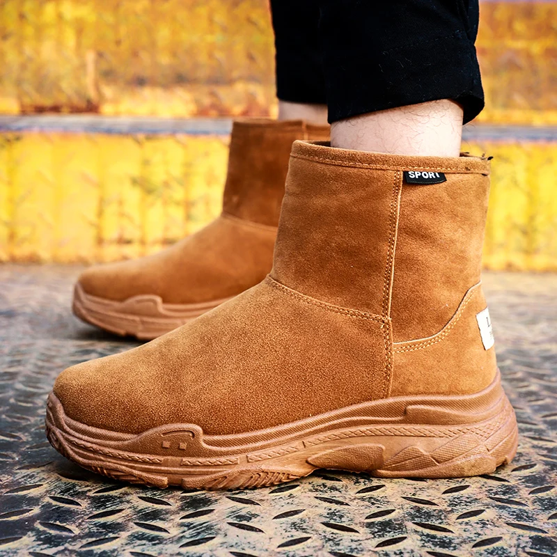 Plus Velvet Winter Mens Sneaker Boots Zapatos De Hombre Men Non-slip High Top Boots Outdoor Winter Sport Shoes Men Walking Boots
Plus Velvet Winter Mens Sneaker Boots Zapatos De Hombre Men Non-slip High Top Boots Outdoor Winter Sport Shoes Men Walking Boots