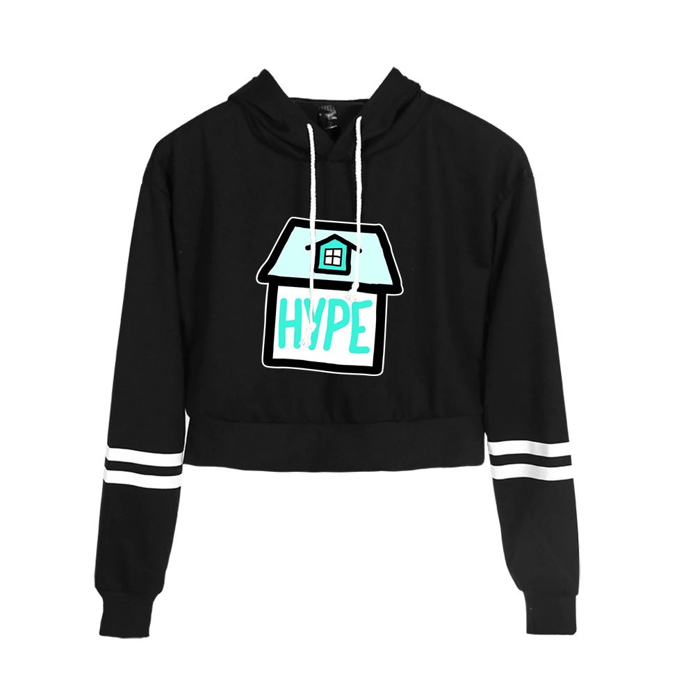 The Hype House cropped hoodie sweatshirt women Charli D'Amelio sexy crop top hoodies harajuku streetwear Jacket casual clothes
The Hype House cropped hoodie sweatshirt women Charli D'Amelio sexy crop top hoodies harajuku streetwear Jacket casual clothes