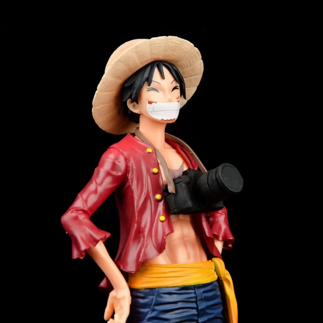 Camera Version Luffy Action Figure 1/8 scale painted figure Three Smile Face Version Monkey D Luffy PVC figure Toy Brinquedos
Camera Version Luffy Action Figure 1/8 scale painted figure Three Smile Face Version Monkey D Luffy PVC figure Toy Brinquedos
