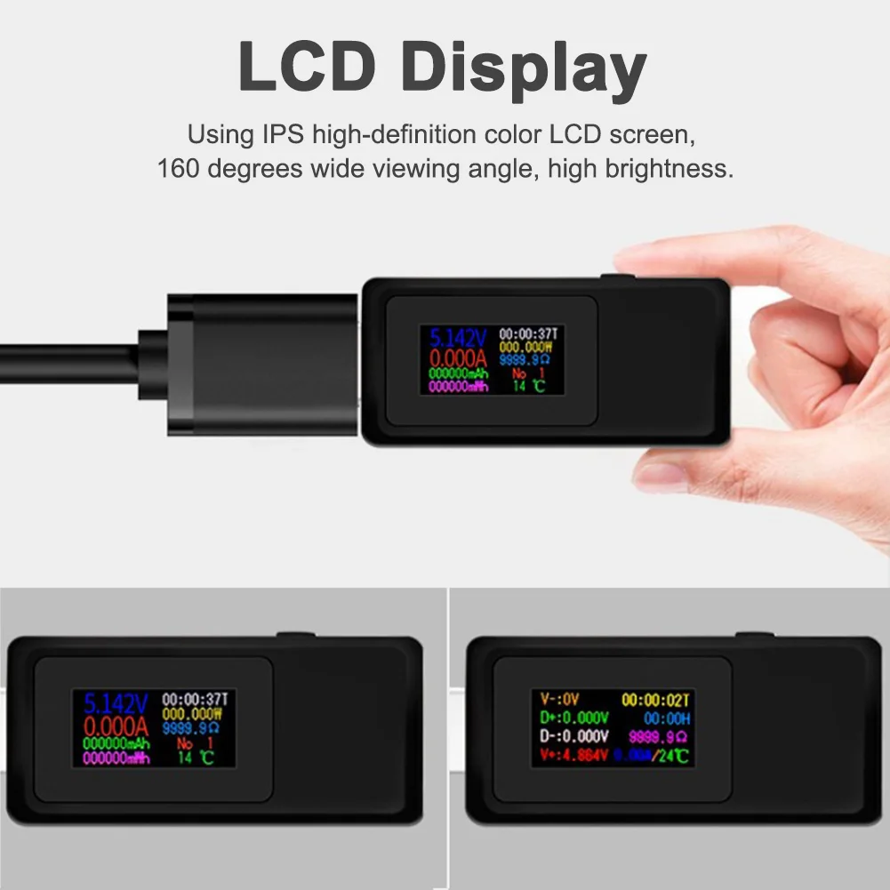 Mobilephone Monitor Ammeter LCD Display Amp Mini 4 To 30V Voltage Current Meter Digital USB Tester Color Screen Home Accurate
Mobilephone Monitor Ammeter LCD Display Amp Mini 4 To 30V Voltage Current Meter Digital USB Tester Color Screen Home Accurate