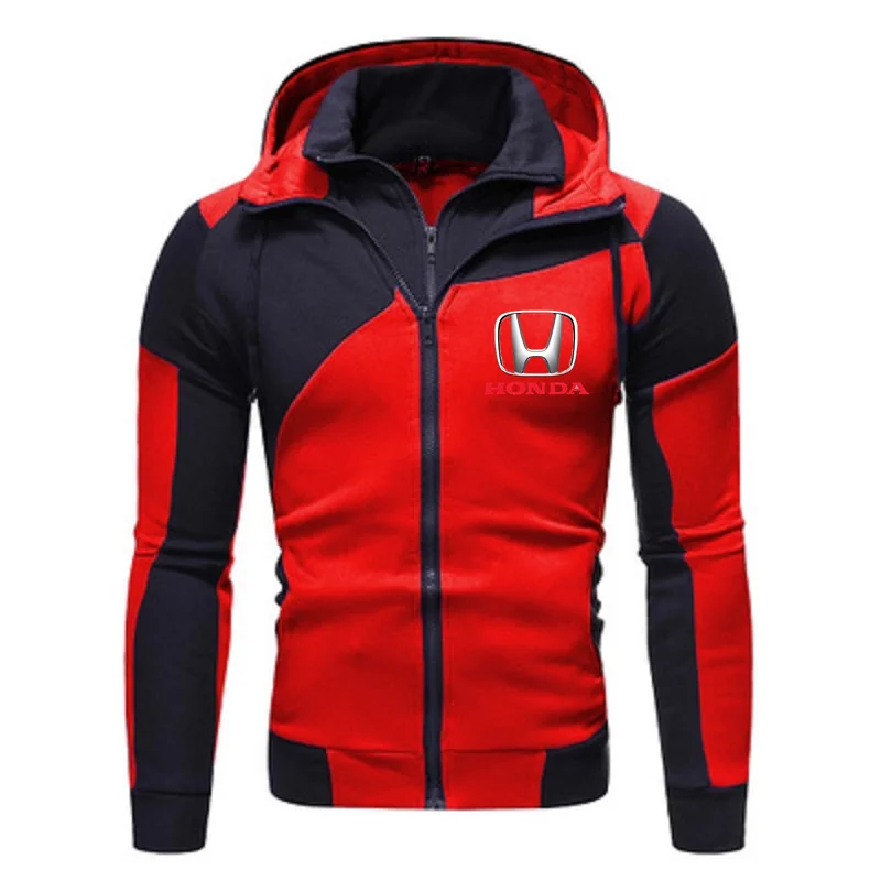 HONDA Car LOGO Front And Rear Standard Men's Stitching Jacket Hooded Man Casual Fashion Men LLong-Sleeve Sports Jackets Spring
HONDA Car LOGO Front And Rear Standard Men's Stitching Jacket Hooded Man Casual Fashion Men LLong-Sleeve Sports Jackets Spring