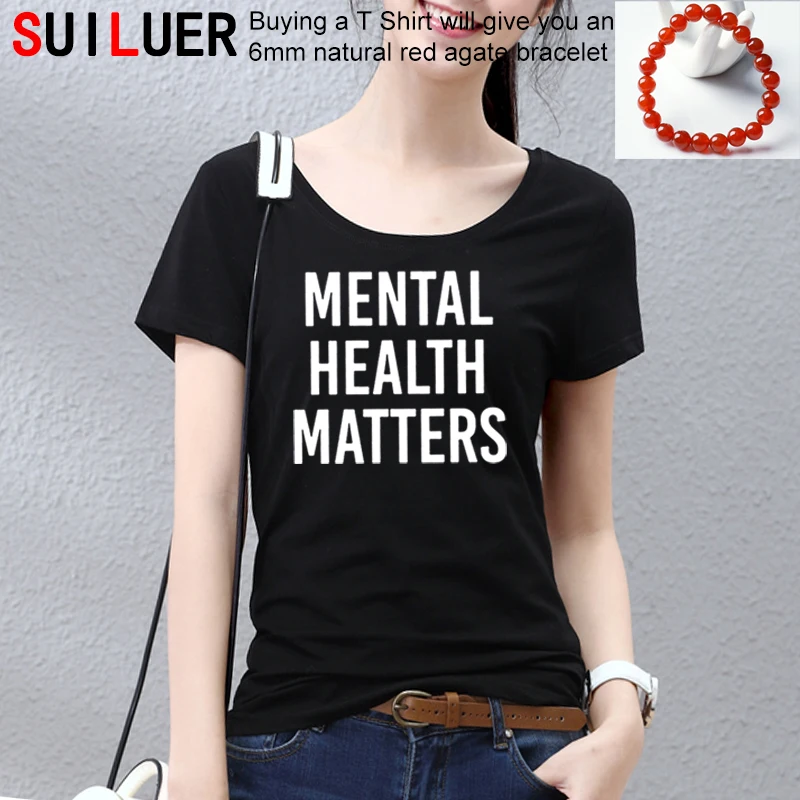 Mental Health Matters Women tshirt Cotton Casual Funny Slim Fit t shirt For Lady Girl Top Tee Hipster Drop Ship SL-134
Mental Health Matters Women tshirt Cotton Casual Funny Slim Fit t shirt For Lady Girl Top Tee Hipster Drop Ship SL-134