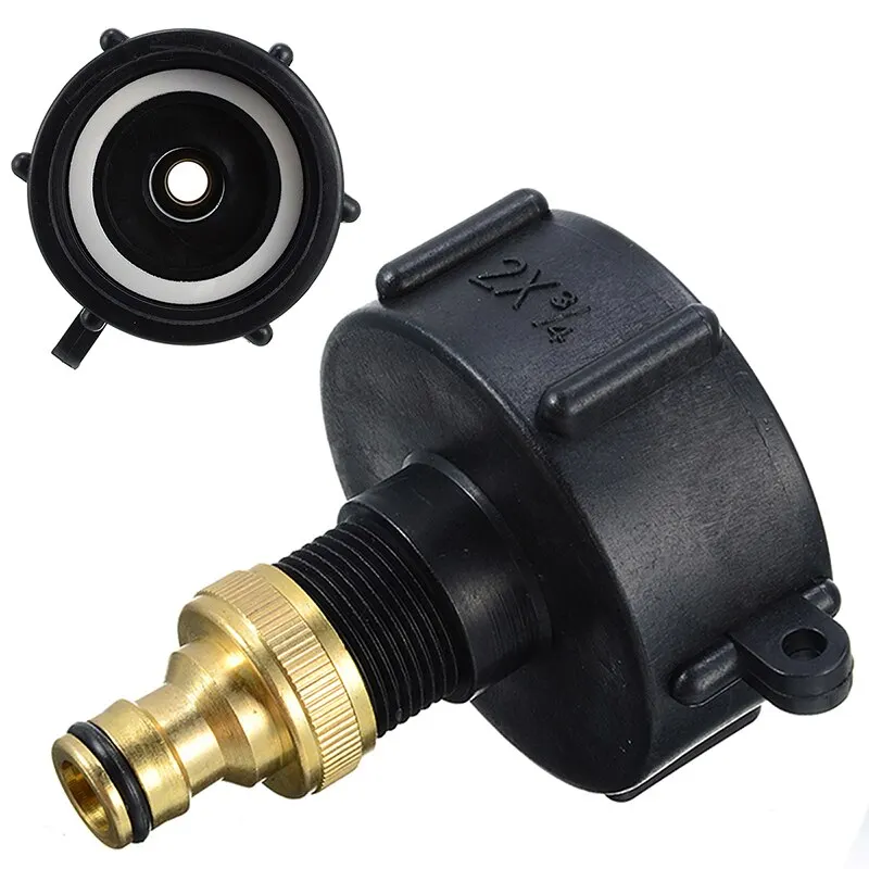 S60x6 IBC Tank Adapter Connector 2" Coarse Thread to 3/4" Garden Water Hose Pipe Connector Adapter Garden Supplies
S60x6 IBC Tank Adapter Connector 2" Coarse Thread to 3/4" Garden Water Hose Pipe Connector Adapter Garden Supplies