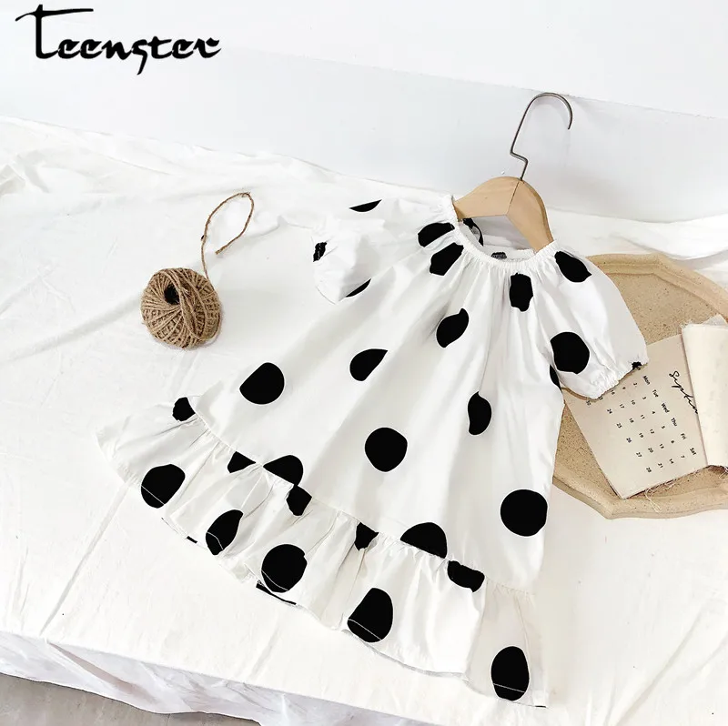 Teenster Kids Dresses for Girls Vestidos Summer Dots Bow Tie Princess Dress Little Girl Costume Cute Korean Children Clothes
Teenster Kids Dresses for Girls Vestidos Summer Dots Bow Tie Princess Dress Little Girl Costume Cute Korean Children Clothes