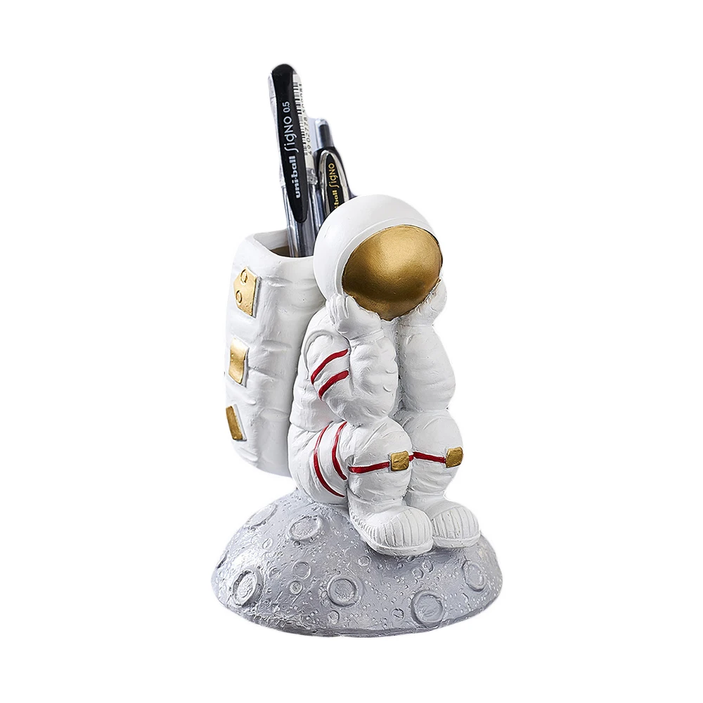 Cute Korean Resin Sculptures Cosmonaut Home Office Desktop Pen Holder Accessories Among As Astronaut Statue Crafts Home Decor
Cute Korean Resin Sculptures Cosmonaut Home Office Desktop Pen Holder Accessories Among As Astronaut Statue Crafts Home Decor