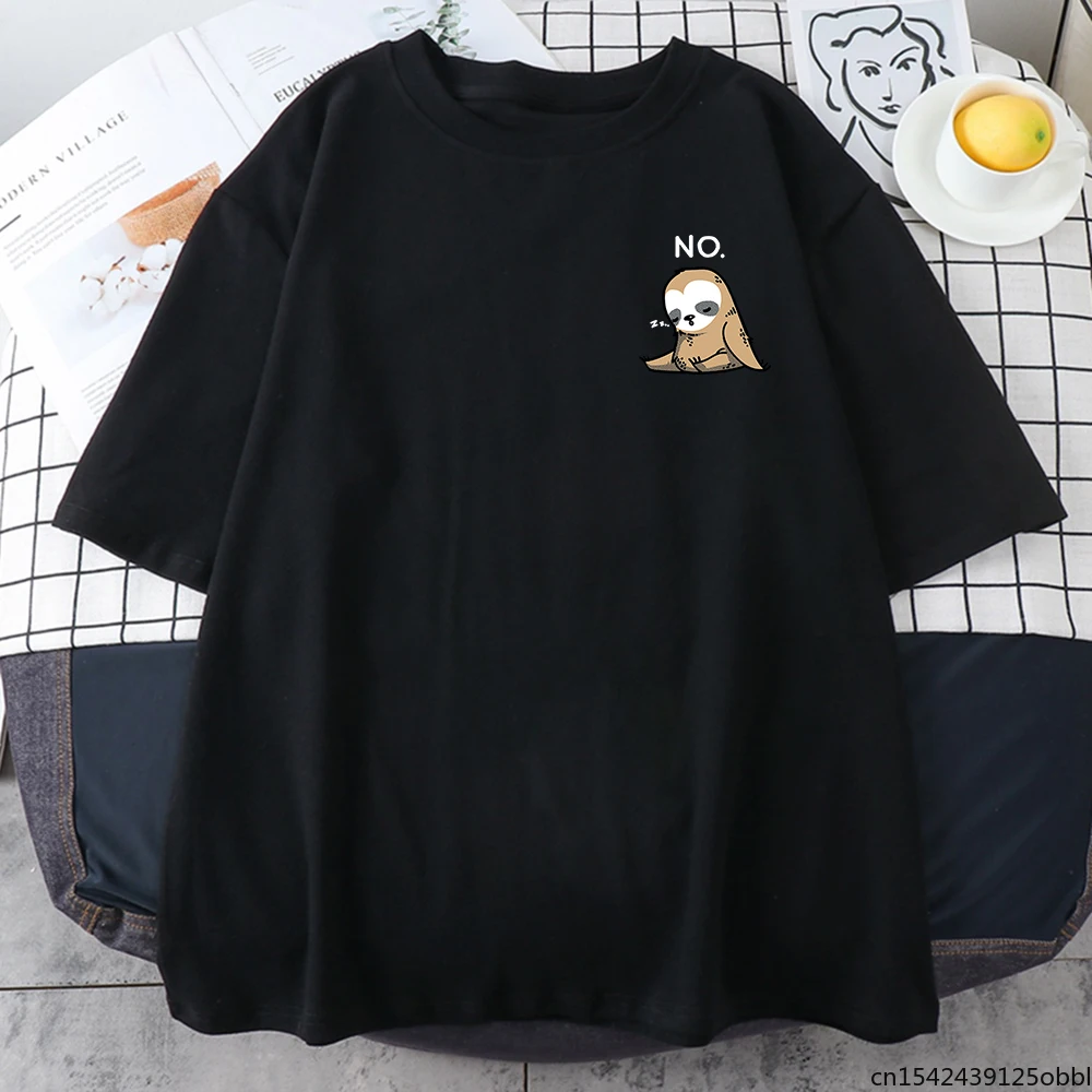 Cartoon Sloth Dozing Off Printed T-Shirts For Women Simple Casual Soft Loose Clothing Breathable O-Neck
Cartoon Sloth Dozing Off Printed T-Shirts For Women Simple Casual Soft Loose Clothing Breathable O-Neck