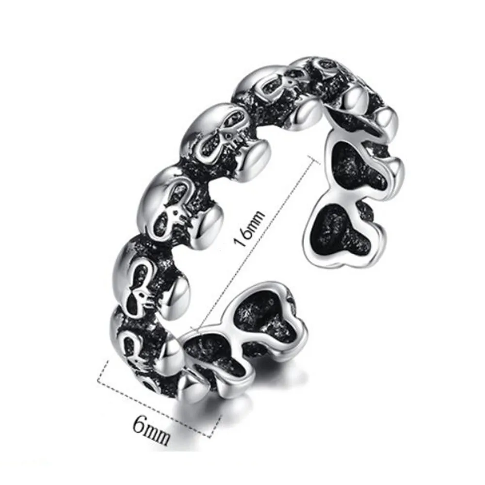 925 Sterling Silver Ring Fashion Woman Jewelry Retro Simple Thai Silver Adjustable Original Skull Hot Sale New Ring
925 Sterling Silver Ring Fashion Woman Jewelry Retro Simple Thai Silver Adjustable Original Skull Hot Sale New Ring