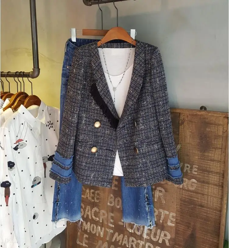 Fashion plaid Blazers female jacket small suit women New casual loose Business suit female Blazers women coat women jacket
Fashion plaid Blazers female jacket small suit women New casual loose Business suit female Blazers women coat women jacket