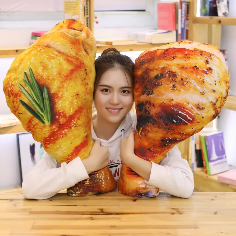 Simulation Food Chicken Leg Plush Toy Real Life Chick Drumstick Plush Doll Soft Food Fried Roast Pillow Cushion Birthday Gifts
Simulation Food Chicken Leg Plush Toy Real Life Chick Drumstick Plush Doll Soft Food Fried Roast Pillow Cushion Birthday Gifts