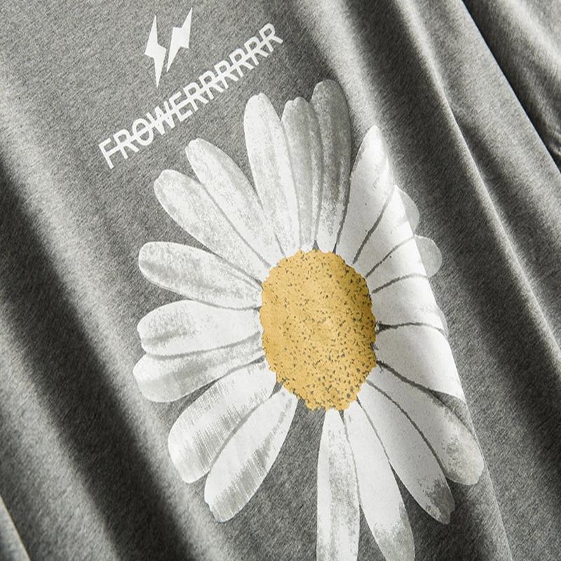 Spring And Summer Daisy Short-Sleeved Pajamas Women'S Summer 100% Cotton Trousers Korean Loose Sleepwear Home Service Suit
Spring And Summer Daisy Short-Sleeved Pajamas Women'S Summer 100% Cotton Trousers Korean Loose Sleepwear Home Service Suit