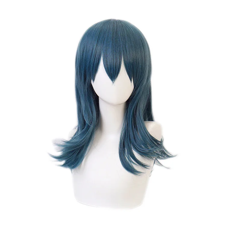 

Anime Fire Emblem: ThreeHouses Byleth Wig Cosplay Costume Heat Resistant Synthetic Hair Women Halloween Party Wigs