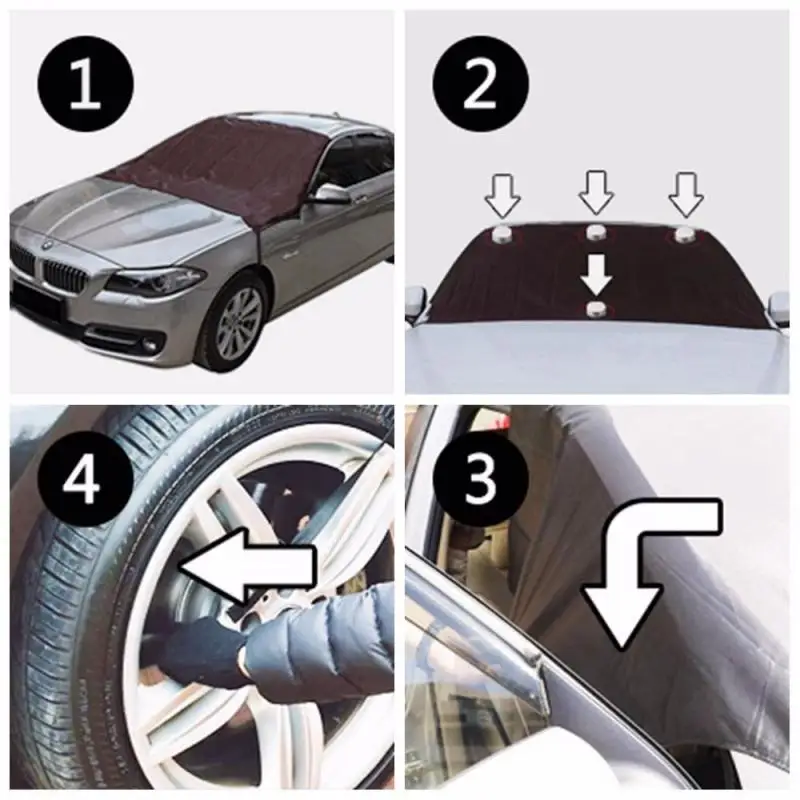 Auto Windshield Cover Snow Ice For Car Frost Guard Winter Protector Magnetic Auto Products Sun/ Snow Protection Car Accessories
Auto Windshield Cover Snow Ice For Car Frost Guard Winter Protector Magnetic Auto Products Sun/ Snow Protection Car Accessories