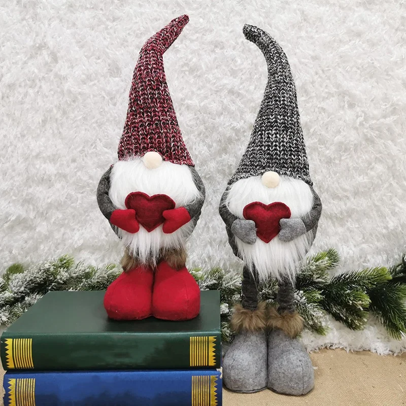 Valentine's Day Decorations Stretch Knitted Faceless Doll Standing Doll Nordic Valentine's Day Decoration Gift 2Pcs
Valentine's Day Decorations Stretch Knitted Faceless Doll Standing Doll Nordic Valentine's Day Decoration Gift 2Pcs